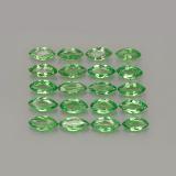 5mm x 2.5 Tsavorite Garnet 2.5ct Marquise Facet in Chrome Green