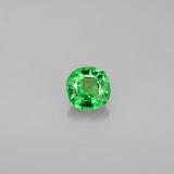 0.5 carat Green Cushion Cut Tsavorite Garnet 4.5x4.5