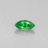 6x3 Tsavorite Garnet 0.3ct Marquise Facet in Chrome Green