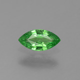 6x3mm Tsavorite Garnet 0.3ct Marquise Facet in Chrome Green