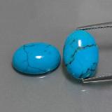 14mm x 10mm Oval Cabochon Turquoise 8ct