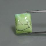 5 ct Opaque Baguette Cabochon Turquoise 12.5x10mm
