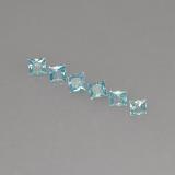 1.5 ct VVS Princess Cut Zircon 3.5x3mm
