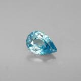 8x5.5 Zircon 1.5ct Pear Facet in Blue