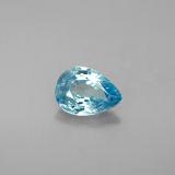 1.5 ct VS Pear Facet Zircon 8x5.5mm