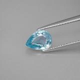 1.5 ct VVS Pear Facet Zircon 8mm x 6