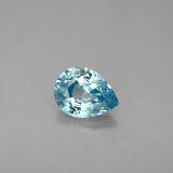 8x6mm Pear Facet Zircon 1.5ct