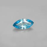1.5 carat Blue Marquise Facet Zircon 10mm x 5mm