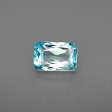 7x5mm Zircon 1.5ct Octagon / Scissor Cut in Blue