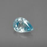 8mm x 5.5 Zircon 1.5ct Pear Facet in Blue