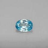 7mmx5mm Zircon 1ct Oval Facet in Blue