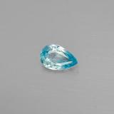 6mm x 4 Zircon 0.6ct Pear Facet in Blue