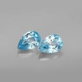 7mmx5mm Pear Facet Zircon 2.5ct