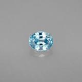 6x5mm Oval Facet Zircon 1.5ct