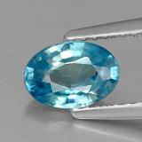 7x5mm Oval Facet Zircon 1ct