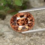 9x7 Oval Facet Zircon 4ct