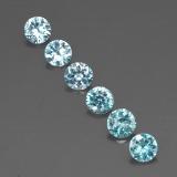 2.5 ct VVS-VS Diamond-Cut Zircon 4.5 mm