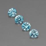1.5 ct VVS-VS Diamond-Cut Zircon 4 mm