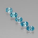 6x4mm Oval Facet Zircon 4ct