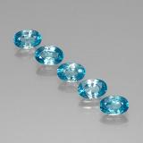 6x4mm Oval Facet Zircon 4ct