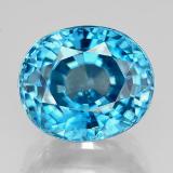 Click for Details 10mm x 8.5 Oval Facet Zircon 7ct