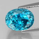 Click for Details 9.5mm x 8 Oval Facet Zircon 6ct