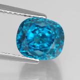 6 ct VVS Cushion Cut Zircon 8.5x8
