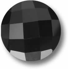 black gemstone