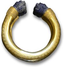 Achaemenid Armlet with Lapis Lazuli Finials
