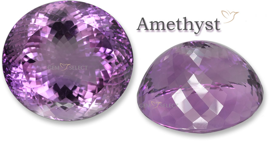 Großes Foto eines Amethyst-Edelsteins