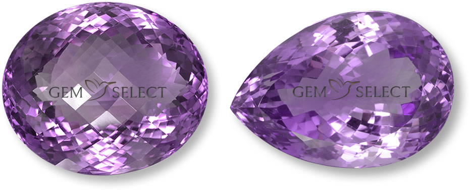 Une pierre précieuse d'améthyste de GemSelect - Grande image