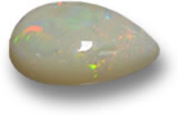 Birnenförmiger australischer Opal-Cabochon