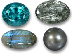 Apatite, Seraphinite, Labradorite & Pearl