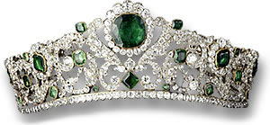 تيجان ملكية  امبراطورية فاخرة Duchess-of-Angouleme-emerald-tiara