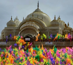 Celebrazione dell'Holi in India