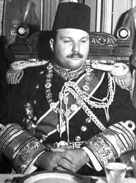 König Farouk von Ägypten