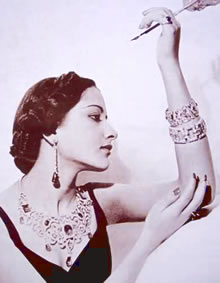 Sita Devi Wearing Fabulous Jewels