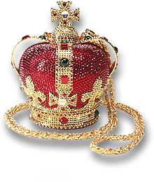 Replica of Michael Jackson's Crown-Shaped Minaudiere