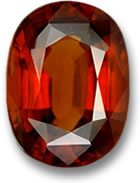 Grenat hessonite de 22,77 carats