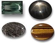 Gems for Men: Tourmaline, Star Sapphire, Rutile Quartz & Tiger's Eye