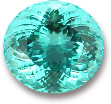 Oval Paraiba Tourmaline Gem