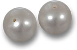 Perle di perle bianco-argento