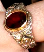 Princess Mathilde's Oval Ruby Ring