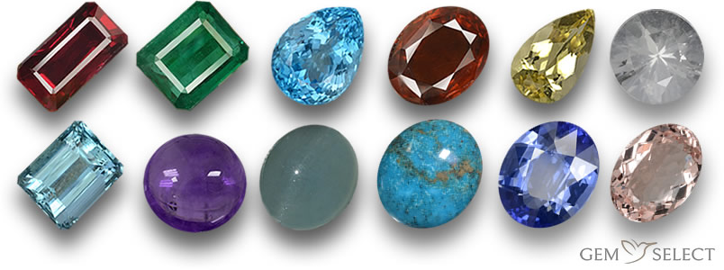 Piedras preciosas de sagitario de GemSelect - Imagen grande