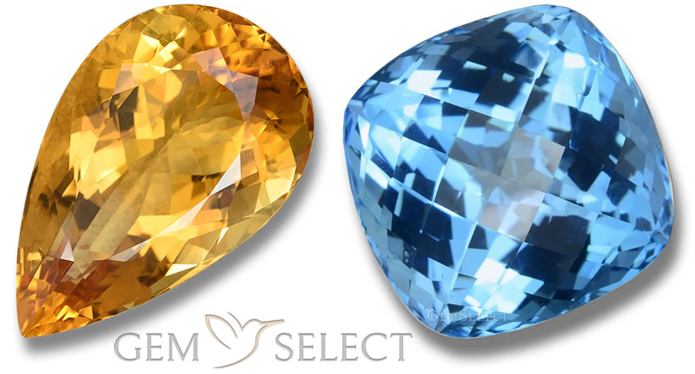 November Birthstones Topaz and Citrine