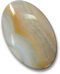 Multicolor agate gemstone