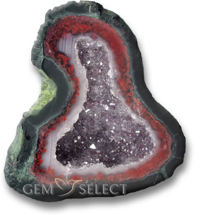 Agate Geode Gemstone from GemSelect - Large Image