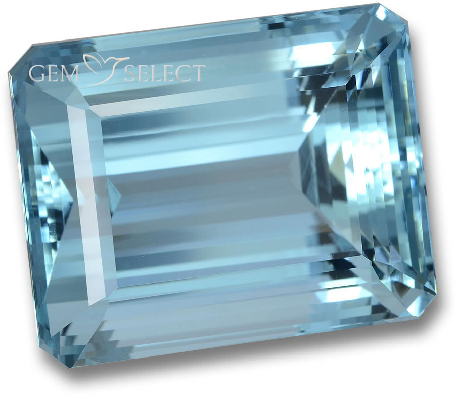 Piedra preciosa aguamarina de GemSelect - Imagen grande