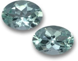 Oval Aquamarine Pair