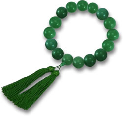Beaded Aventurine Bracelet with Tassel